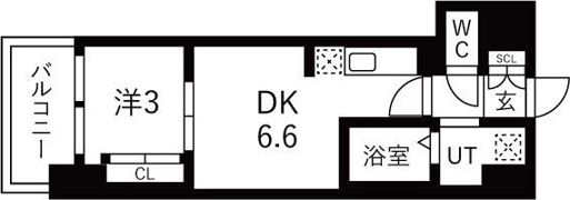 D.Clarest玉造の間取り画像