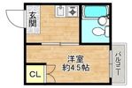 エニシダ桃谷の間取り画像
