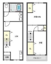小路東一戸建の間取り画像