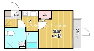 カルミア鶴橋の間取り画像