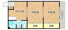 間島ハイツの間取り画像