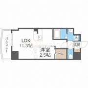 セレニテ堺筋本町リアンの間取り画像