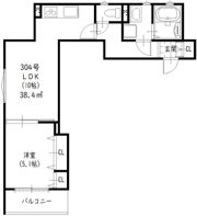 ラモーナ鶴橋の間取り画像