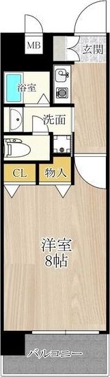 アスリート新大阪IIの間取り画像