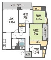 ジュネスニッコーの間取り画像