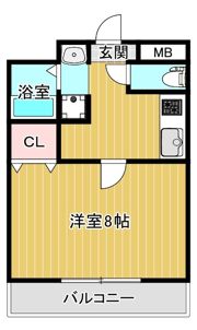 ヴィラナリー太子橋今市の間取り画像
