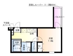 フジパレス鴻池新田駅東の間取り画像