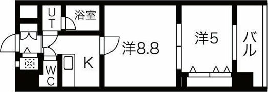 THE MUSIC COURTの間取り画像