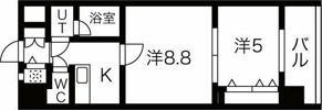THE MUSIC COURTの間取り画像