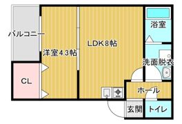 Well-being鶴橋の間取り画像