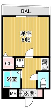 キャッスルプラザ壱番館の間取り画像