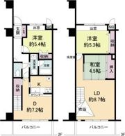 メルベーユ城東の間取り画像
