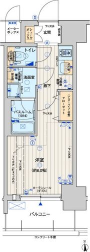 レオンコンフォート天王寺ヒルズの間取り画像