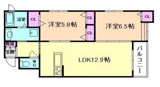 シャーメゾンヴィオラの間取り画像