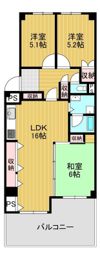 エバーグリーン上本町の間取り画像