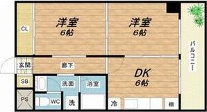 上三青山ハイツの間取り画像