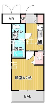 エスリード京橋III番館の間取り画像