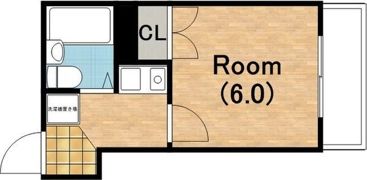 マンション輝の間取り画像