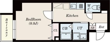 Rainbow Court阿倍野（レインボーコート阿倍野）の間取り画像