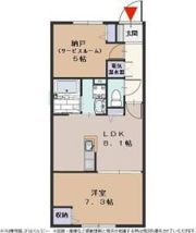 ラフィネ姫島の間取り画像