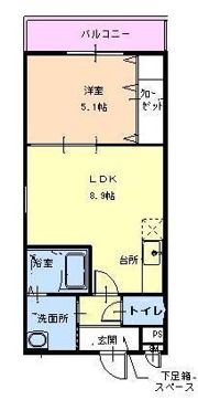 フジパレス クレアトゥール正覚寺 II番館の間取り画像