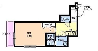 フジパレス中野I番館の間取り画像