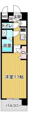 インザグレイス桜ノ宮の間取り画像