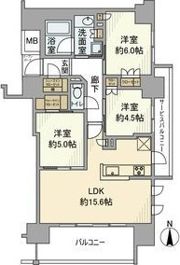 Brillia田辺の間取り画像