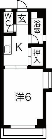 田辺ハイムの間取り画像