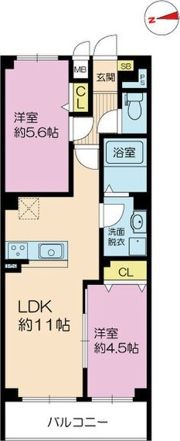 アーク美章園の間取り画像