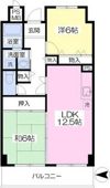 栄光マンションの間取り画像