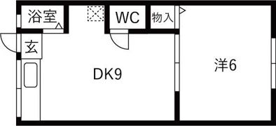 金龍マンションの間取り画像