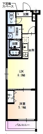 フジパレス我孫子II番館の間取り画像