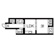 長居コーポの間取り画像