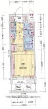 プレサンス京橋GREEN YARDレアルテの間取り画像