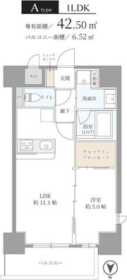 esteOeste難波元町の間取り画像