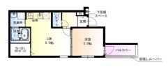 フジパレス遠里小野サウスの間取り画像