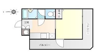 大阪ハウス本館の間取り画像