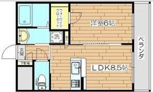 アルファ帝塚山の間取り画像