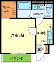 三洋北町ハイツの間取り画像