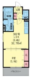 ピレーネ赤川の間取り画像