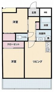 グリーンパーク鶴見の間取り画像