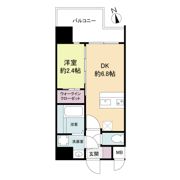 セレニテ難波ミラク弐番館の間取り画像