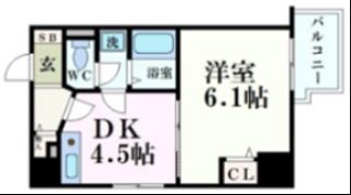 プレサンス千日前通の間取り画像