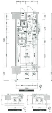 プレサンス難波元町の間取り画像