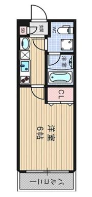 レオンコンフォート難波の間取り画像