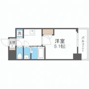 プレサンスタワー難波WESTの間取り画像