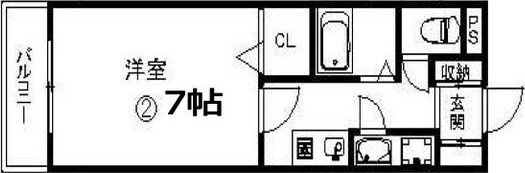 ベルシモンズ桜川の間取り画像