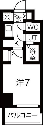 サムティ難波VIVOの間取り画像