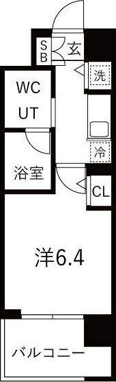 ファーストフィオーレ難波ウエストの間取り画像